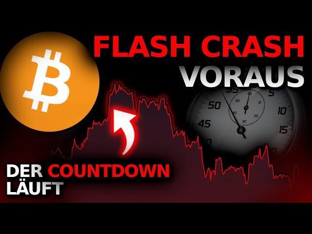 Bitcoin: der Countdown für die Crash Korrektur hat begonnen!