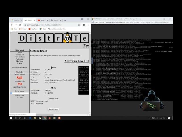 How to Run Linux os in WebBrowser – Distrotest.net