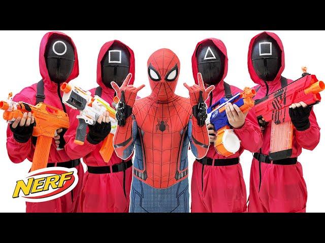 Spider Man vs Bad Guy Team | Nerf War ( Live Action Nerf First Person Shooter )