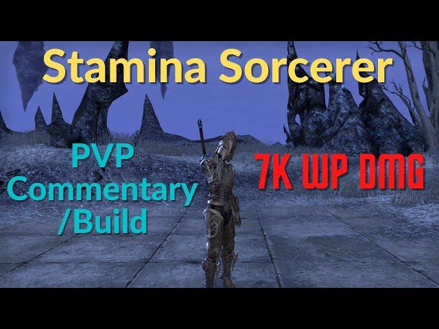 ESO - Stamina Sorcerer PVP/Commentary/Build - Flames of Ambition