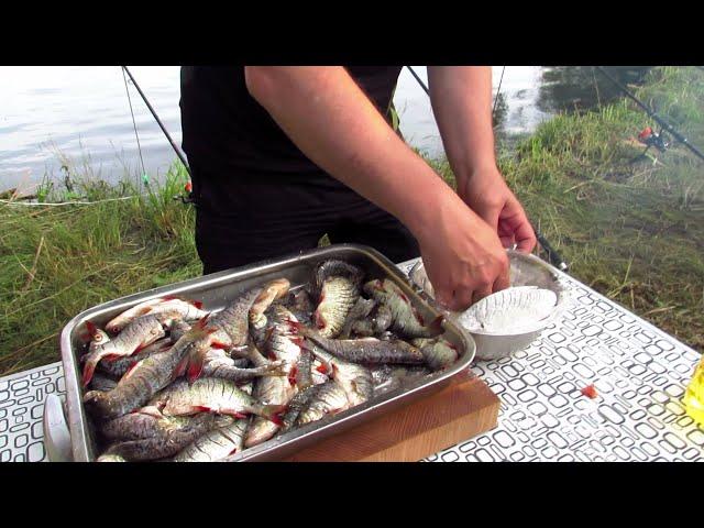 Жарим рыбу без костей на костре. Рыбацкие приключения. Мужская кухня.