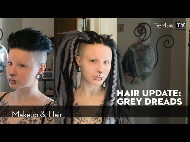 Hair transformation - grey dreads