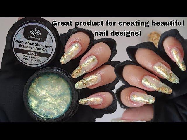 How to Use Aurora Non Stick Hand Extension Nail Gel - Born Pretty - Aurora Solid Builder Gel Nails