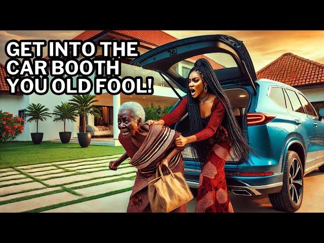 SHE MADE HER POOR MOTHER RIDE IN HER CAR BOOTH AND THIS HAPPENED…#africanfolktales #africantales