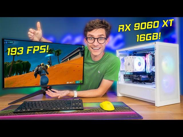 The PERFECT RX 9060 XT 16GB Gaming PC Build!  w/ Gameplay Benchmarks