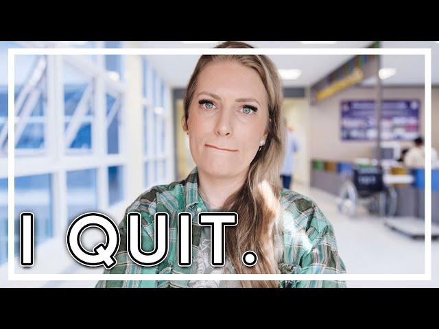 I QUIT MY DOCTOR JOB