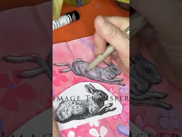 The Fastest Image Transfer Method #imagetransfer #natureartist #runrabbit