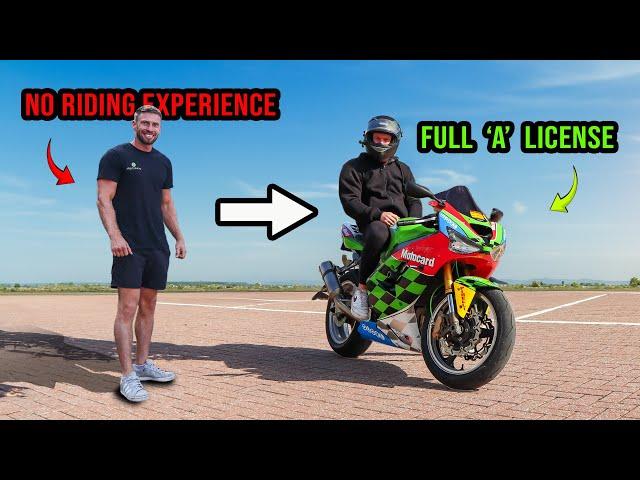 HOW I GOT MY MOTORBIKE LICENSE AFTER NEVER RIDING A MOTORBIKE!