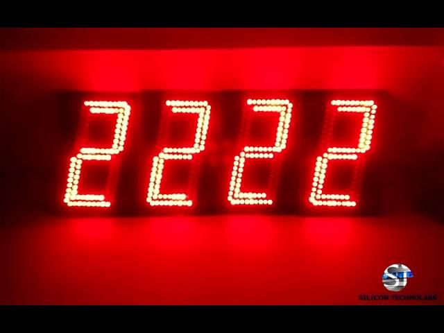 Industrial Big seven segment using LED