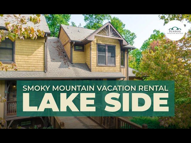 Lake Side Smoky Mountain Cabin Rental #smokymountains #cabinrentals #fall