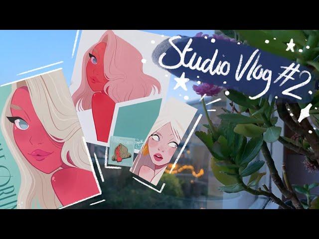 Studio Vlog #2 // Pernille Ørum, few corrupted videos but still wanted to post and Valentines day