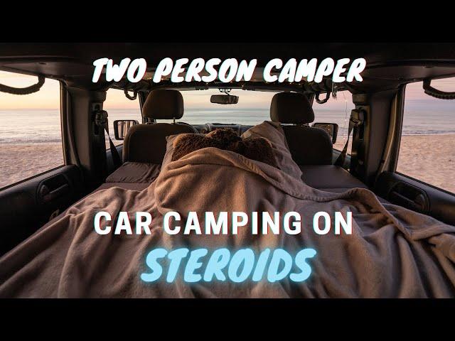 Jeep CAMPER Conversion TOUR - Full Bed & Kitchen