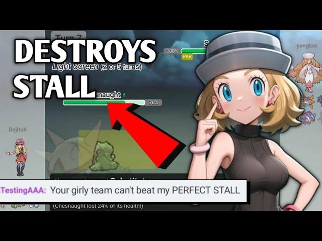 SERENA'S OP TEAM DESTROYS ANNOYING STALL