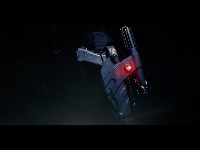 The Safariland® Model 8304 Space Force SLS™/SRS® Drop-Rig Tactical Holster