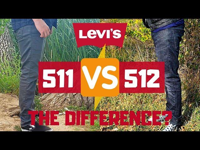 Levis 511 Jeans VS 512 Leg Opening Difference REVIEW! - Slim Fit VS Slim Taper Jeans for Men (2020)