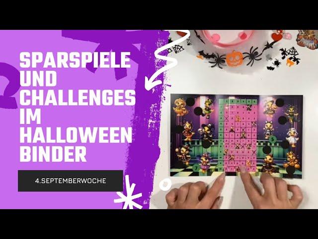 Sparspiele & Challenges | 4. Septemberwoche | Lu und ihr loses Mundwerk | #umschlagmethode