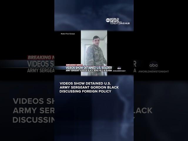 Videos show detained U.S. Army sergeant Gordon Black discussing foreign policy