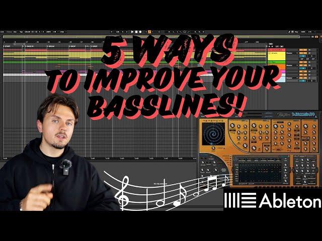 5 Ways to Improve Your Basslines For Minimal Tech House!!