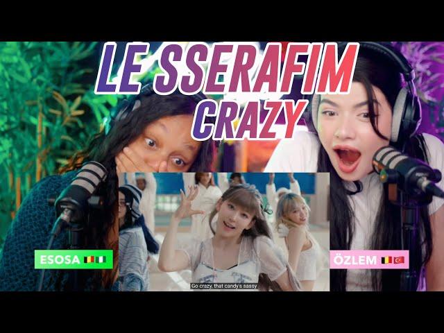 LE SSERAFIM (르세라핌) 'CRAZY' OFFICIAL MV + HIGHLIGHT MEDLEY reaction