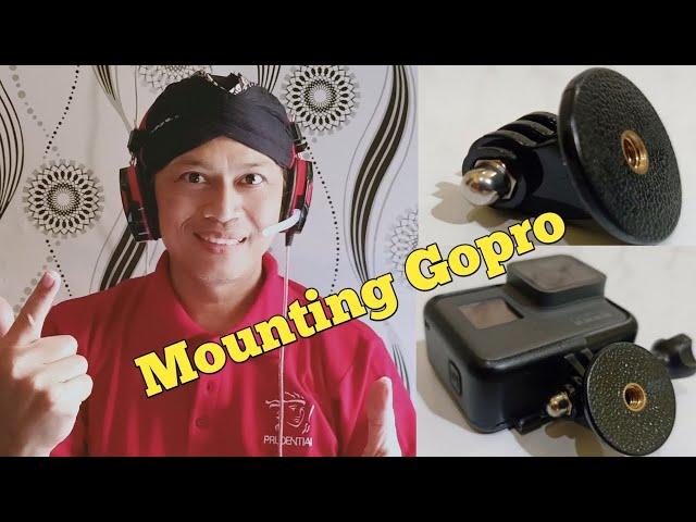 Unboxing Mounting Gopro untuk dipasang di tripot atau monopot agustinus edy purnomo