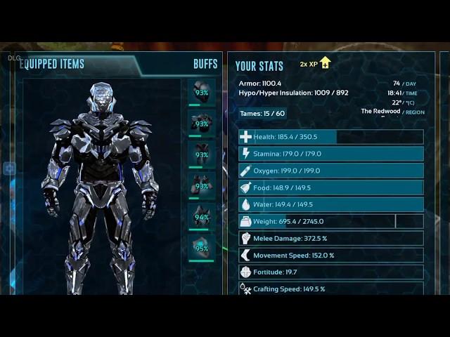 Ark Mobile 2.0: Full TEK Armour... What does it do?...