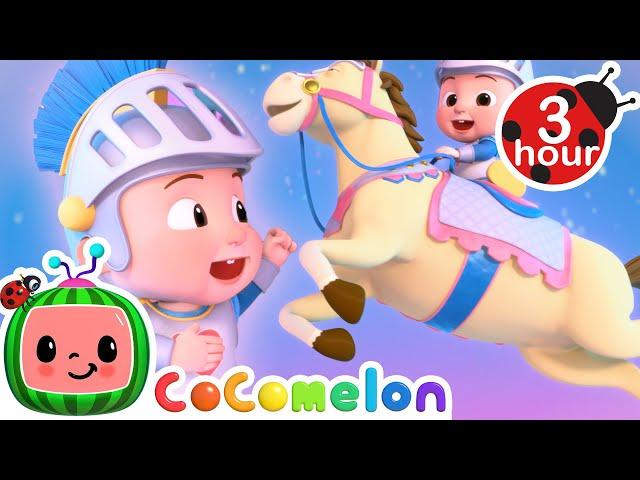 Lord JJ's Fantasy Pony Ride  CoComelon Nursery Rhymes and Kids Songs | 3 HOURS | After School Club