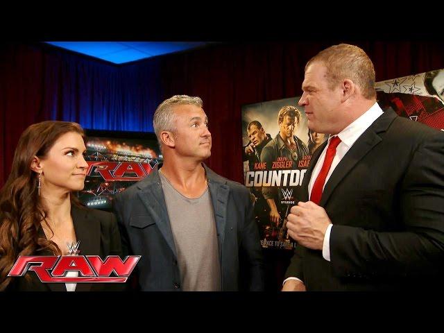 Corporate Kane offers his services to Stephanie and Shane McMahon: Raw, June 13, 2016