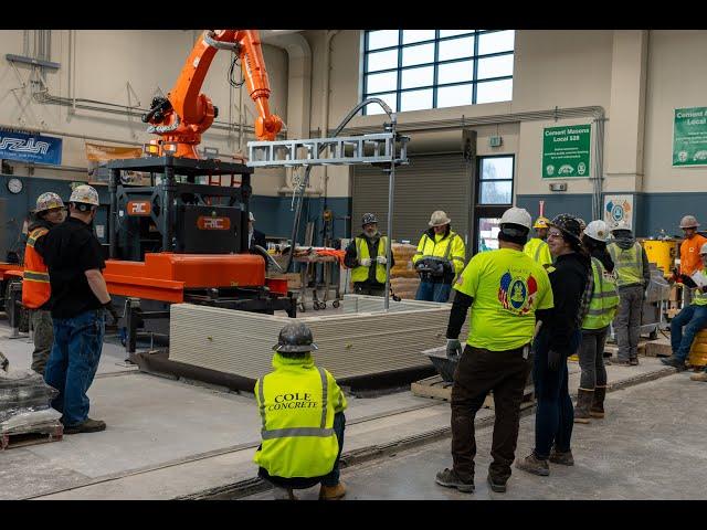 Concrete 3D Printing - Cement Masons & Plasterers Apprenticeship Class January 2025