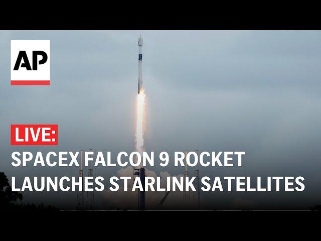 SpaceX launch LIVE: Falcon 9 rocket launches 22 Starlink satellites