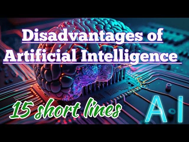 Disadvantages of Artificial Intelligence | Demerits of Artificial Intelligence | in English