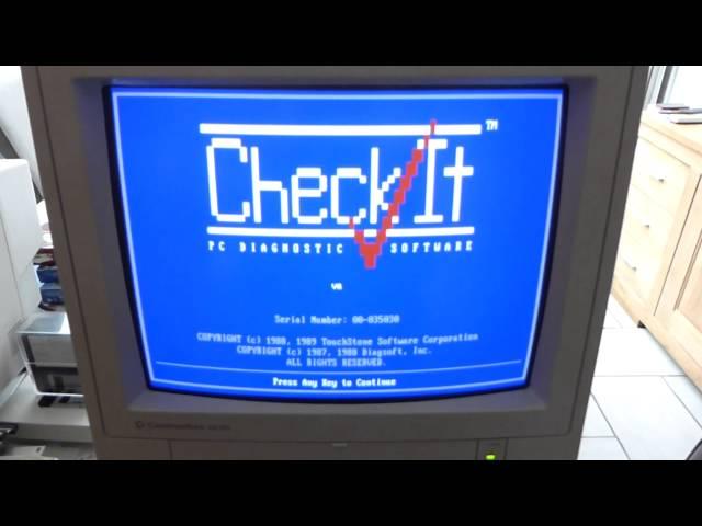 Commodore PC30-III - Booting at 6 MHz