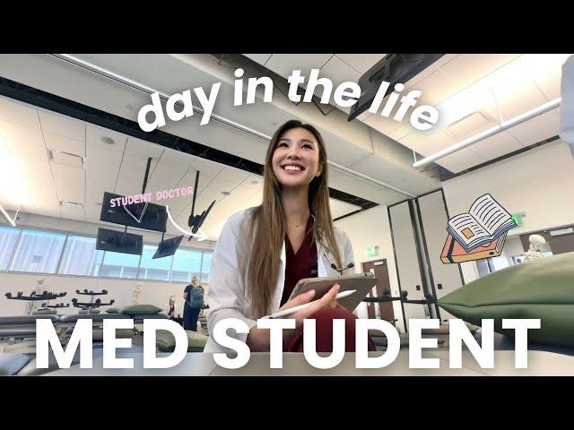 med school STUDY VLOG  how i study, lab, gym, med student