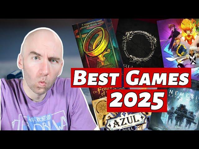 The (Totally Not Way Too Early) 10 Best Board Games of 2025!!