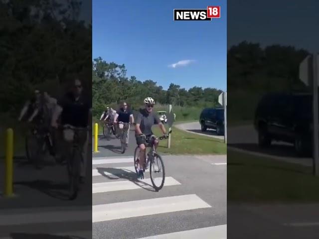 Viral Video | Joe Biden News | Joe Biden Falls Off A Bike | #viralvideo | #trending | #shorts