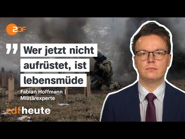 Ukraine: Was bedeutet der Stopp der US-Hilfen? | ZDFheute live