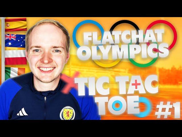 Generational Performance As THE FLAT CHAT OLYMPICS BEGINS!!! Event 1 - Football Tic-Tac-Toe!!!