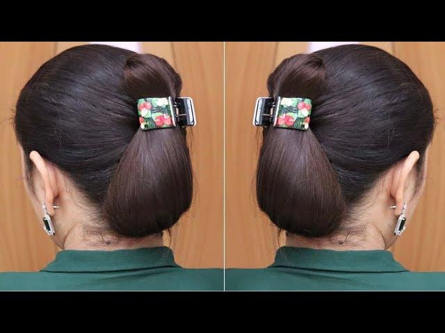 Clutcher Hairstyle For Ladies | Clutcher Hairstyle For Long Hair l Juda Hairstyle for Everyday