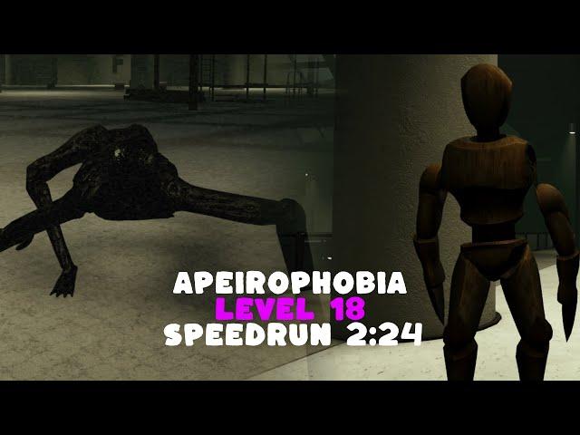 Roblox Apeirophobia Chapter 2 Level 18 Speedrun 2:24 Solo