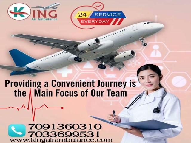 King Air and Train Ambulance Services in Patna and Kolkata