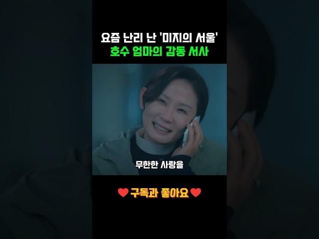 호수 엄마의 감동 서사 #미지의서울 #김선영