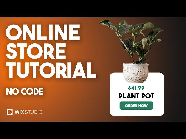 How to create an Online Store in Wix Studio (NO CODE)