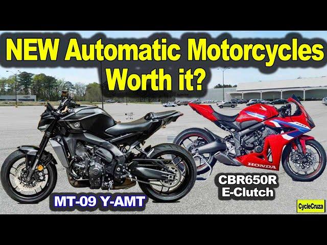 NEW Automatic Motorcycles BETTER? MT-09 Y-AMT CBR650R E-Clutch