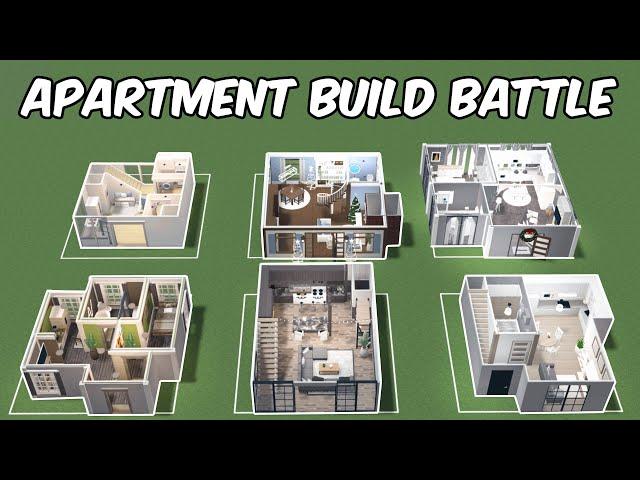 50k APARTMENT BUILD BATTLE IN BLOXBURG