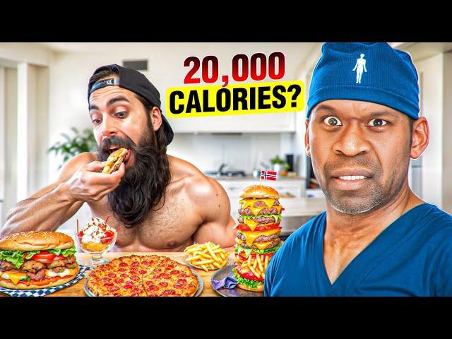 Ten Days Calories In Only One Sitting! – Surgeon Explains Beard Meats Food And Competitive Eating