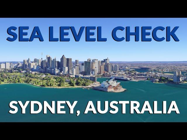 Sea Level Check - Sydney, Australia