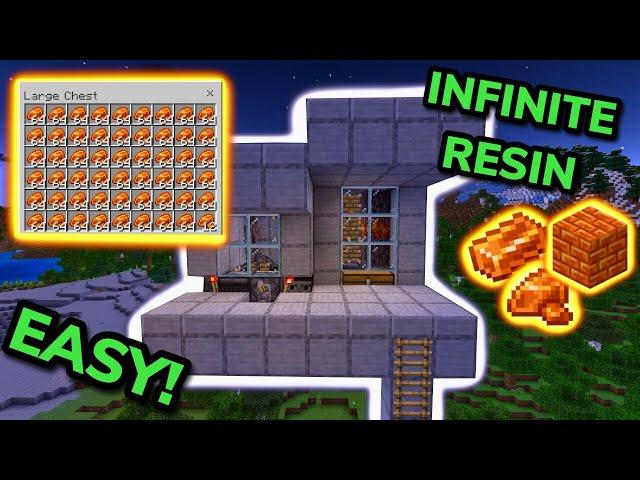 SIMPLE 1.21 CREAKING/RESIN FARM TUTORIAL in Minecraft Bedrock (MCPE/Xbox/PS/Switch/PC)