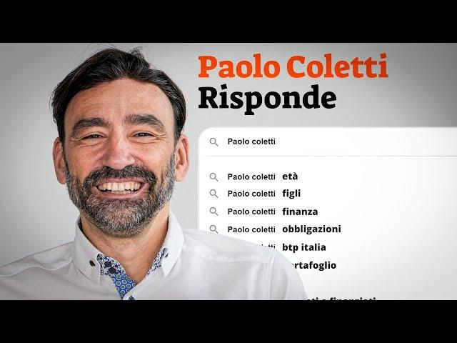 Paolo Coletti risponde alle domande sul DENARO  di @investiamo