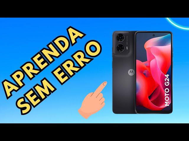Formatar Sem erros o celular Motorola MOTO G24 e G24 Power