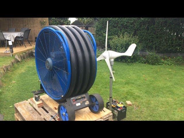 100 Watt Small Wind Turbine output test and review