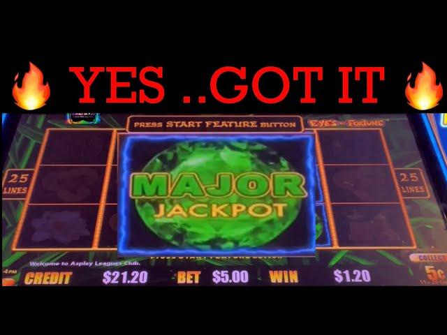  YES..GOT IT  EYES OF FORTUNE LIGHTNING LINK SLOT MACHINE  POKIE WINS